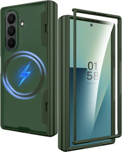 [Miimall]GalaxyZFold7�p�P�[�X�K���X�t�B�����t��Magsafe�Ή��h���h�o�N���A�}�O�Z�[�t��G��ǂ��ϏՌ����h�~�q���W�ی�J�o�[��䔖�^�M�����N�V�[Z�t�H�[���h7�N���A�}�O�l�b�g