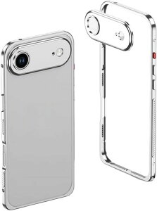 �ySuersty�ziPhoneAir�����o���p�[�A���~���M�A�C�t�H��Air�����P�[�X�����t���[���J���������Y�ی상�^���T�C�h�J�o�[(�V���o�[)