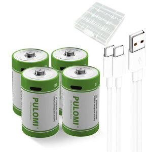 USB���`�E���C�I���[�d��D�o�b�e���[���e��1.5V12000mWh�P1�d�r�[�d���}���[�d1200�T�C�N��TypeC�|�[�g�P�[�u���t���A��o�́A4�p�b�Nrechargeablebatteryd