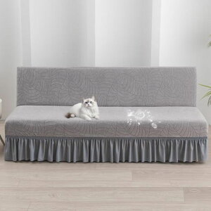 ソファーカバー肘なし葉紋様撥水加工2-3人掛け可愛いフリル付きソファーベッドカバーストレッチ北欧ズレないおしゃれソファー保護カバーリビングフィット感伸縮肌触り滑り止め柔らか…