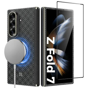 BENKSArmorGridArmorAir�O�����h�R���{�A�T���X��GalaxyZFold7�p�P�[�X�ی�t�B�����AMagSafe�Ή��P�u���[�P�[�X�A�q���W�ی�E�ϏՌ��E�}�O�l�b�g��ZFold7�p�t�H���P�[�X