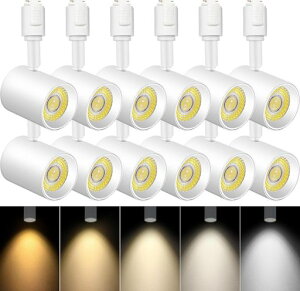 TuyuBEE 5�F���� �_�N�g���[���p�X�|�b�g���C�g, LED��̌^�Ɩ� 10W(85W�`����), ���邢 ���[�����C�g, �����FCRI90+ 2700K-6000K 800lm, �L�b�`��/�V���b�v�p �V�[�����O�X�|�b�g���C�g, �z���C�g,