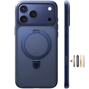 �y�X�^���h���僂�f���E���S�Ҍ����zTORRASiPhone17ProMax�p�P�[�X�}�O�l�b�g��MagSafe�Ή�4�{�R�p�ϏՌ����΂݂Ȃ��J�����R���g���[���X���������O3in1���@�\����~��OstandQ1