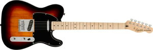 SquierbyFenderエレキギターAffinitySeriesTMTelecasterRMapleFingerboardBlackPickguard3-ColorSunburstソフトケース付き