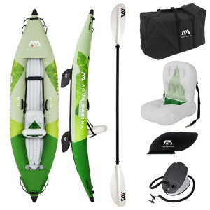 アクアマリーナBettaベッタカヤックインフレータブルパドル付1人乗りBE-312-Aグリーン