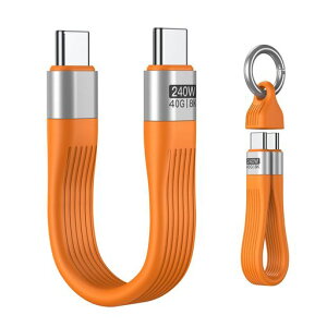 VAFOTON 240W USB4.0�Ή� USB C�P�[�u�� 13cm ���Z ���t�� �����^�ѕ֗� PD3.1�}���[�d 8K60Hz �f���o�� 40Gbps �����f�[�^�]�� Thunderbolt3/4�Ή� 1Phone16 15 MaBook