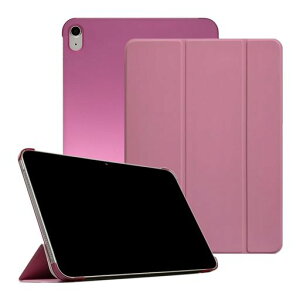 Ryo楽々生活館タブレットケース対応iPadA1611インチ2025iPad10第10世代10.9インチ2022用ケースオートスリープスタンド角度調節全面保護耐衝撃アイパッドA1610保護カバーピンク