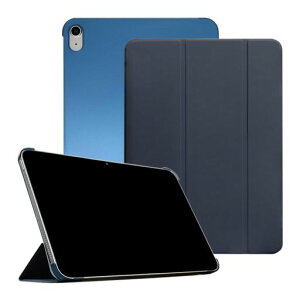 Ryo楽々生活館タブレットケース対応iPadA1611インチ2025iPad10第10世代10.9インチ2022用ケースオートスリープスタンド角度調節全面保護耐衝撃アイパッドA1610保護カバーネイビー