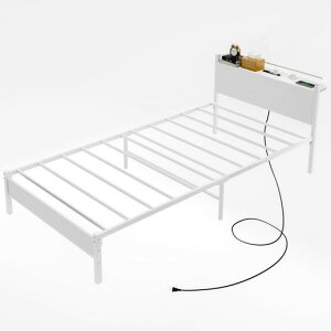 LunarLightX`[pCvxbhxbht[97.5s217.569.5cm̂ÉVObedframeRZgtLEDCgt{ItʋCϋvω׏d400kgxbh[gȒP