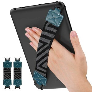 タブレットハンドMoKo2枚セットタブレットストラップタブレットゴムバンド片手持ち安全ハンドストラップタブレットリング9~11インチ対応iPad第11世代(A16)、iPadAir/Pro11(M3/M2)、iPad第10世代