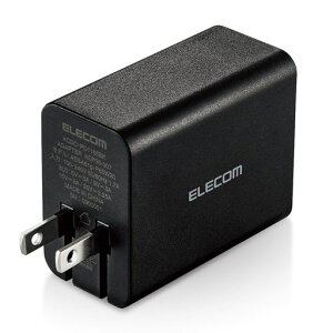 �G���R��(ELECOM)GaN(�����K���E��)AC�A�_�v�^�[ACDC-PD1165BK�m�[�gPC/iPhone/�X�}�[�g�t�H��/NintendoSwitch�Ȃ�PD�F�؍ő�65WType-C1�|�[�g�u���b�N