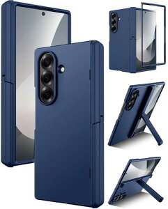 Miimall�Ή�GalaxyZFold7�J�o�[�P�[�X�ی�t�B�����t���X�^���h�@�\�q���W�ی�h�oZFold7�P�[�X�ϏՌ��Ռ��ی�R�K�i����~�ߔ��^Z�t�H�[���h7�P�[�X(�u���[)