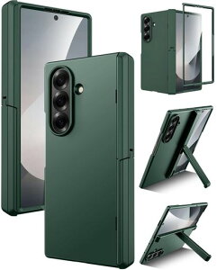 Miimall�Ή�GalaxyZFold7�t�B������̉��P�[�X�X�^���h�@�\�q���W�ی�ϏՌ��Ռ��z���X�����R�K�i�S�ʕی�Case�M�����N�V�[ZFold7�ی�J�o�[GalaxyZFold7