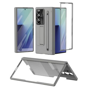 GalaxyZFold7�p�S��͕ی�蒠�^�P�[�X�q���W�J�o�[�t�������K���X�t�B�����X�^�C���X�y�����[�����J�����K�[�h�}�b�g�̕\�ʐ܂��݃��C�����X�[�d�Ή��y�ʔ��^�w��h�~�������l�C�c