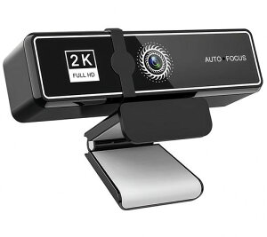 ウェブカメラWebカメラフルHD2K400万画素ストリーミング自動光補正内蔵マイク超広角120°会議用PCカメラ三脚穴WindowsXP/2000/2003/Vista/7/8/10/11/Mac