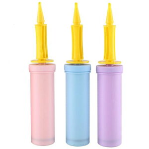 ハンドポンプ空気入れ3個入り風船チボール2倍速バルーンポータブルバルーンエクスプレスバルーンポンプ(ランダムカラー)