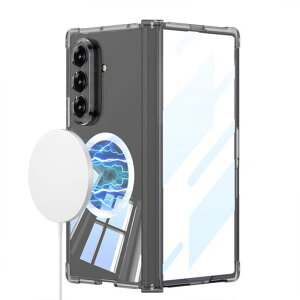 GalaxyZFold7��p�N���A�P�[�X�G�A�o�b�O�l�p���������K���X��̌^���z���C�����X�[�d�Ή��q���W�ی�J�o�[�蒠�^�����y�ʐ݌v�����Y�ی�܂��݌g�ѓd�b�t���b�v360�x�h�씧�ɂ₳�����c