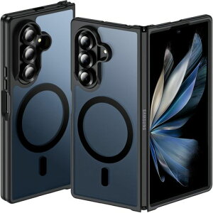 GalaxyZFold7�P�[�X�yMagSafe�Ή��z�ϏՌ��ČRMIL�K�i���������ϖh�~�w��h�~���C�����X�[�d�Ή�zfold7�P�[�X�����t�����g�J�o�[(�u���b�N)