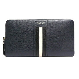 バリー BALLY 長財布ラウンドファスナー/ファスナー式小銭入れ TELEN. LT 6218051 ネイビー NEW BLUE 【送料無料】