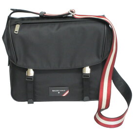 バリー BALLY ビジネスバッグ メッセンジャー ショルダーバッグ FABRO 6226335 ブラック 【送料無料】