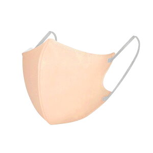 3Dバイカラーマスク 立体マスク 【アプリコット】10枚入り 血色マスク 不織布マスク くちばし マスク PFE99%認証取得 息がしやすい 感染対策 花粉症 飛沫防止 男女兼用