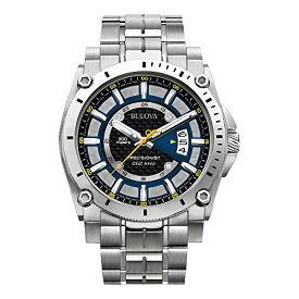腕時計 ブローバ メンズ 96B131 Bulova Men's 96B131 Precisionist Black Dial Steel Bracelet Watch腕時計 ブローバ メンズ 96B131