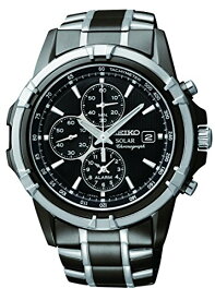 セイコー SEIKO ソーラー クロノグラフ メンズ腕時計 ケース42.5 SSC143