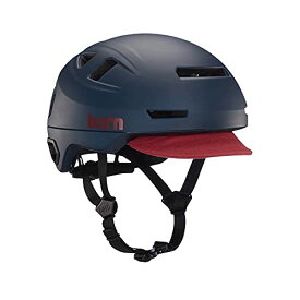 ヘルメット 自転車 サイクリング 輸入 クロスバイク Bern Hudson Commuter Bike Helmet with MIPS, Rated for E-Bike, Integrated LED Rear Light and U-Lock Compatibility, Matte Navy, Mediumヘルメット 自転車 サイクリング 輸入 クロスバイク
