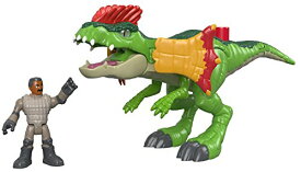 ジュラシックワールド JURASSIC WORLD おもちゃ フィギュア 恐竜映画 Fisher-Price Imaginext Jurassic World, Dilophosaurus & Agentジュラシックワールド JURASSIC WORLD おもちゃ フィギュア 恐竜映画