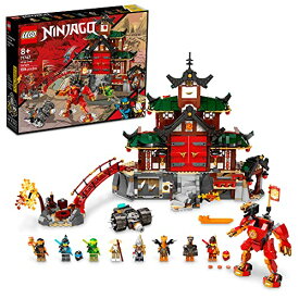 レゴ ニンジャゴー LEGO NINJAGO Ninja Dojo Temple Masters of Spinjitzu Set 71767, Ninja Toy Building Kit with 8 Minifigures and Toy Snake Figure, Collectible Mission Banner Series, Pretend Play Ninja Set for Kidsレゴ ニンジャゴー