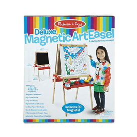メリッサ&ダグ おもちゃ おままごと ごっこ遊び Melissa & Doug Melissa & Doug Deluxe Magnetic Standing Art Easel With Chalkboard, Dry-Erase Board, and 39 Letter and Number Magnets,Multiメリッサ&ダグ おもちゃ おままごと ごっこ遊び Melissa & Doug