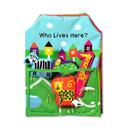メリッサ&ダグ おもちゃ 知育玩具 Melissa & Doug Melissa & Doug K???￢s Kids Who Lives Here 8-Page Soft Book for Babies and Toddlers + 5 Piecesメリッサ&ダグ おもちゃ 知育玩具 Melissa & Doug
