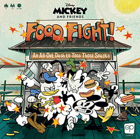 ボードゲーム 英語 アメリカ 海外ゲーム Disney Mickey and Friends Food Fight | Quick-Rolling Family Dice Game Featuring Mickey Mouse, Donald Duck, Minnie Mouse, Goofy, and Daisy Duck | Great Kids Game & Family Boarボードゲーム 英語 アメリカ 海外ゲーム