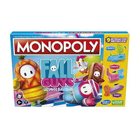 ボードゲーム 英語 アメリカ 海外ゲーム Monopoly Fall Guys Ultimate Knockout Edition Board Game for Players Ages 8 and Up, Dodge Interactive Obstacles, Includes Knockout Dieボードゲーム 英語 アメリカ 海外ゲーム