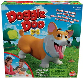 ボードゲーム 英語 アメリカ 海外ゲーム Doggie Doo Corgi Game - Unpredictable Action - Feed The Doggie and Collect His Doo to Win by Goliath, Multi Colorボードゲーム 英語 アメリカ 海外ゲーム