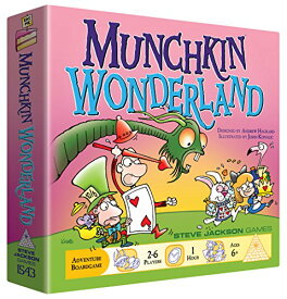 ボードゲーム 英語 アメリカ 海外ゲーム Munchkin Wonderland Board Game | Family Board and Card Game | for Adults and Kids | Fantasy Adventure | Ages 6+ | for 2-6 Players | Average Play Time 60 Minutes | from Steve ボードゲーム 英語 アメリカ 海外ゲーム