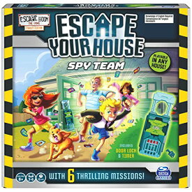 ボードゲーム 英語 アメリカ 海外ゲーム Escape Room The Game, Escape Your House: Spy Team Fun Strategy Family Board Game, for Kids Aged 8 and upボードゲーム 英語 アメリカ 海外ゲーム