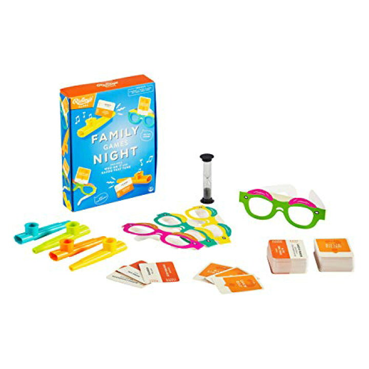 楽天市場 ボードゲーム 英語 アメリカ 海外ゲーム 送料無料 Ridley S Family Games Night Includes 2 Games Kazoo That Tune And Who Am I Party Group Games Ideal For Ages 8 Includes All Needed Supplies Aボードゲーム