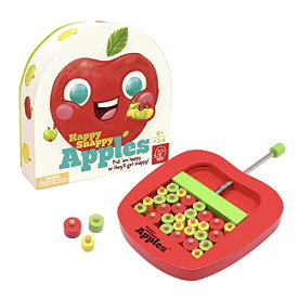 ボードゲーム 英語 アメリカ 海外ゲーム ROO Games Happy Snappy Apples - Fun Wooden Strategy Game for Kids - for Ages 3-4-5-6 + - A Super Cute Traditional Timber Motor Skills Game for Children and Familiesボードゲーム 英語 アメリカ 海外ゲーム