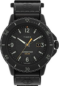 腕時計 タイメックス メンズ Timex Expedition Gallatin Solar Men's 44 mm Watch, Black, 44 millimeters, Expedition Gallatin Solar 44mm Watch腕時計 タイメックス メンズ
