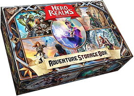 ボードゲーム 英語 アメリカ 海外ゲーム Hero Realms Adventure Storage Box ? Card Deck Box - Durable and Sturdy - Compatible with Hero Realms Deck Building Game , Blueボードゲーム 英語 アメリカ 海外ゲーム