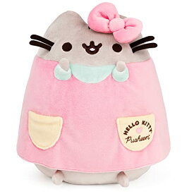ガンド GUND ぬいぐるみ リアル お世話 GUND Hello Kitty x Pusheen The Cat Stuffed Animal, Sanrio Pusheen Costume Plush, 9.5”ガンド GUND ぬいぐるみ リアル お世話