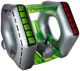 フロート プール 水遊び 浮き輪 Swimline Starfighter Super Squirter Inflatable Pool Toy, 46 X 45 X 43" , Silver/Greenフロート プール 水遊び 浮き輪