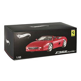 ホットウィール Hot Wheels エリート フェラーリ F355スパイダー 1:18スケール レッド Ferrari ビークル ミニカー
