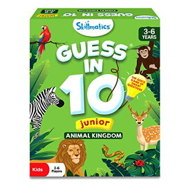 Skillmatics スキルマティクス アメリカ 海外輸入 知育玩具 Skillmatics Card Game - Guess in 10 Junior Animals for Kids, Boys, Girls Who Love Board Games and Educational Toys, Travel Friendly for AgSkillmatics スキルマティクス アメリカ 海外輸入 知育玩具