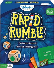 Skillmatics スキルマティクス アメリカ 海外輸入 知育玩具 Skillmatics Board Game Rapid Rumble, Fun for Family Game Night, Educational Toy, Card Game for Kids, Teens & Adults, Gifts for Ages 6, 7, Skillmatics スキルマティクス アメリカ 海外輸入 知育玩具