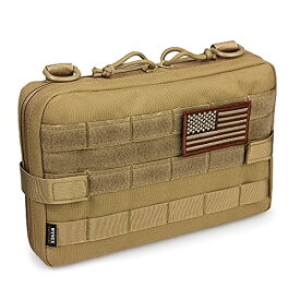 タクティカルポーチ ミリタリーポーチ サバイバルゲーム サバゲー アメリカ WYNEX Tactical Molle Admin Pouch, Upgrade Material Semi-Hidden Zipper & 1000D Tough Nylon EDC Utility Poucheタクティカルポーチ ミリタリーポーチ サバイバルゲーム サバゲー アメリカ