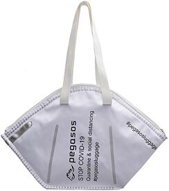 QZUnique ハンドバッグ カバン ユニーク かわいい QZUnique Women's Mask Shaped Handbag Large Capacity Tote Bag Eco-friendly Shopping Shoulder BagsQZUnique ハンドバッグ カバン ユニーク かわいい
