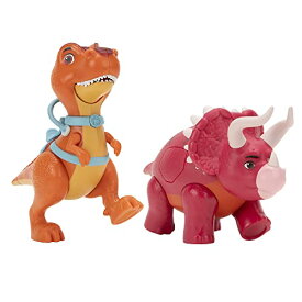 イーハー！きょうりゅうぼくじょう Dino Ranch 日本未発売多数 海外直輸入 Dino Ranch Deluxe Dino 2-Pack - Features Biscuit, a 5-Inch Toy T-Rex, and Angus, a 4-Inch Toy Triceratops - foイーハー！きょうりゅうぼくじょう Dino Ranch 日本未発売多数 海外直輸入