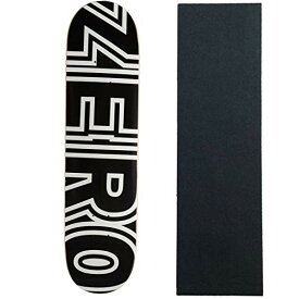 デッキ スケボー スケートボード 海外モデル 直輸入 Zero Skateboards Deck Bold Black 7.75" with Gripデッキ スケボー スケートボード 海外モデル 直輸入